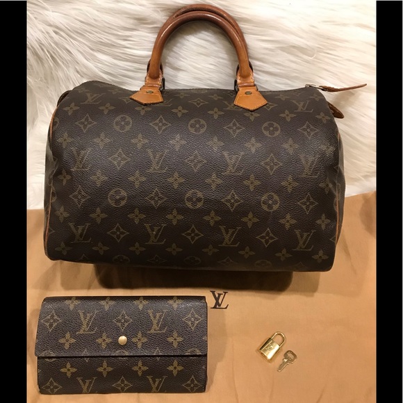 Louis Vuitton Handbags - Authentic Louis Vuitton Speedy 30 Tote #9.6 B